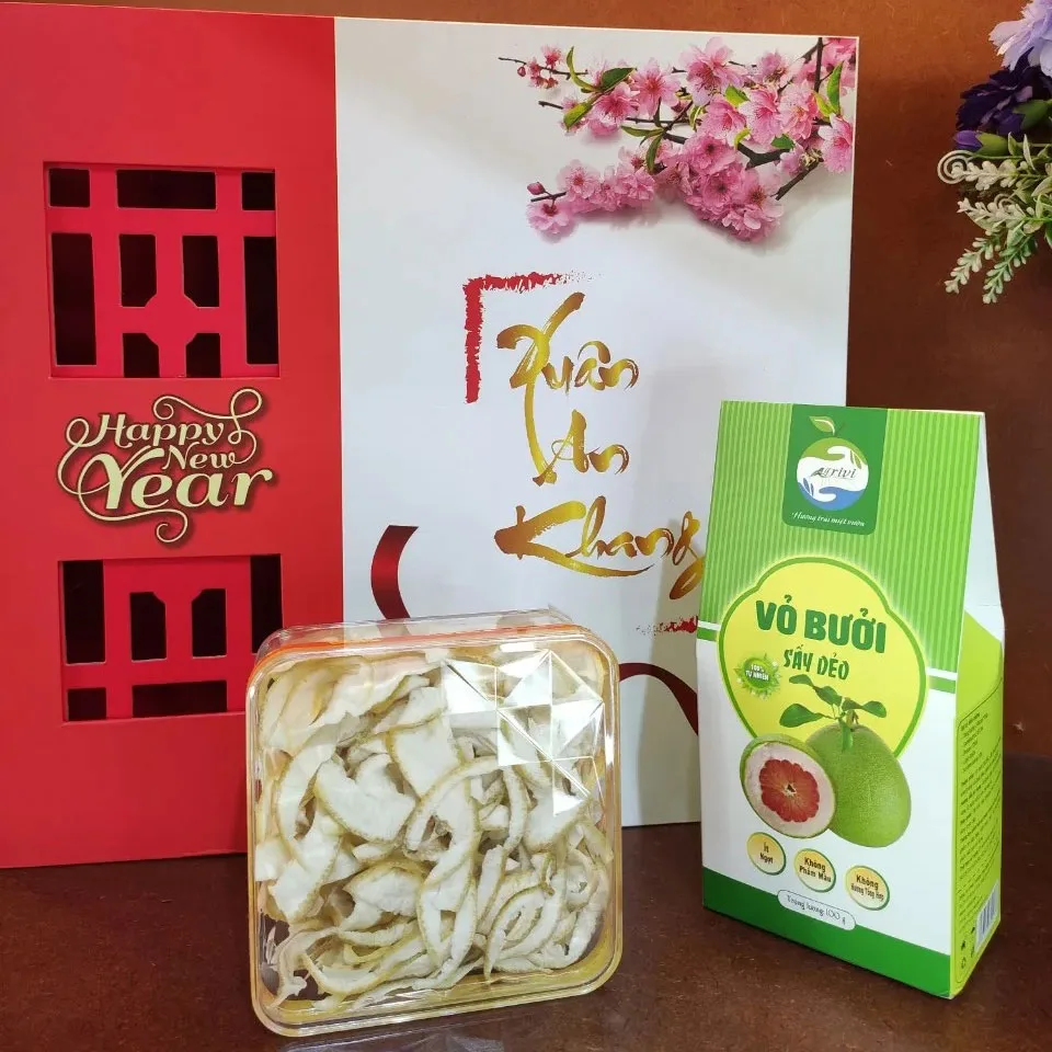 Hộp quà mứt bưởi