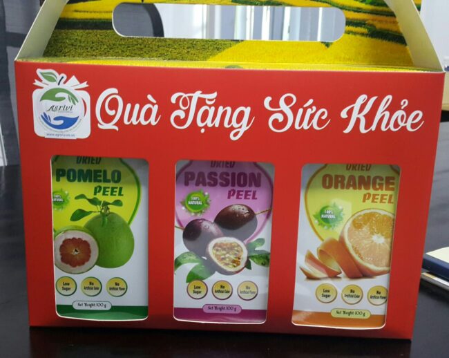 Hộp quà mứt khô - Quà tặng sức khỏe