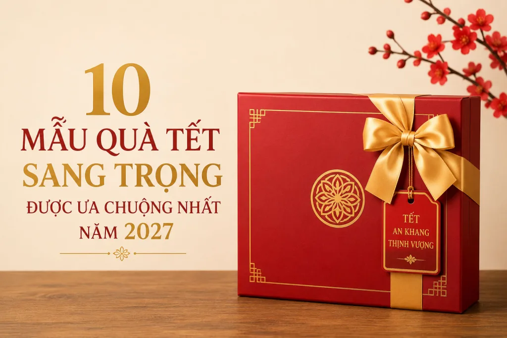 10 Mẫu Quà Tết Sang Trọng Được Ưa Chuộng Nhất Năm 2027
